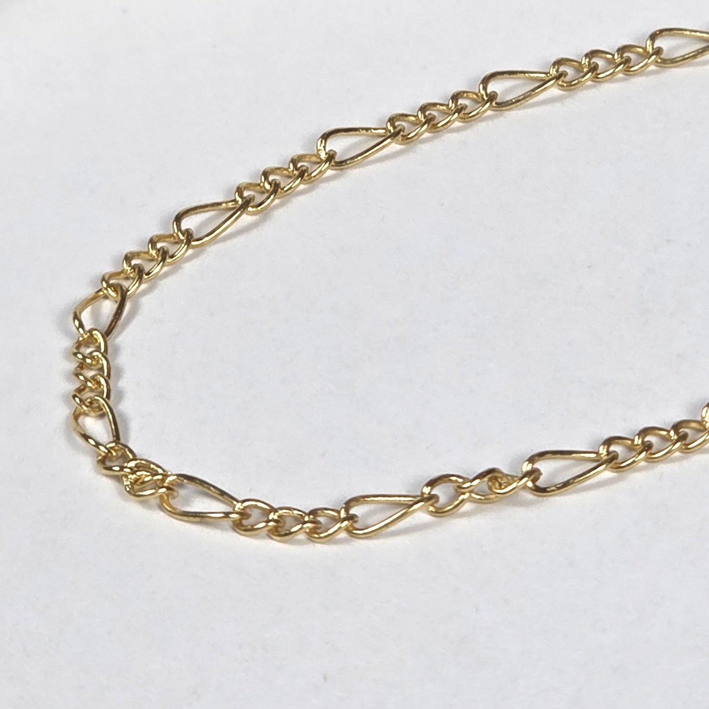 Gold Figaro Chain Necklace
