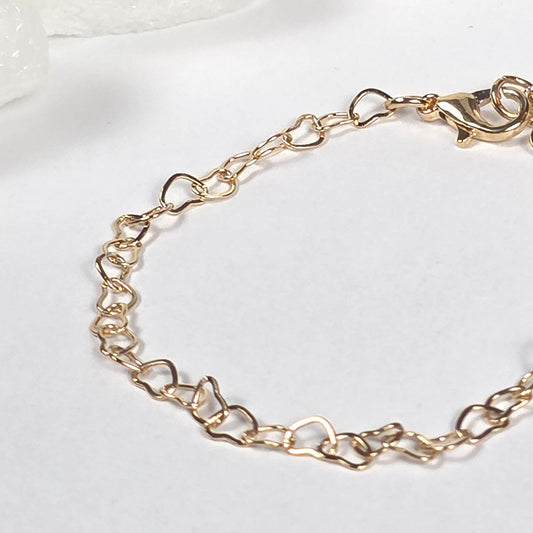 Gold Twisted Rope Chain Bracelet