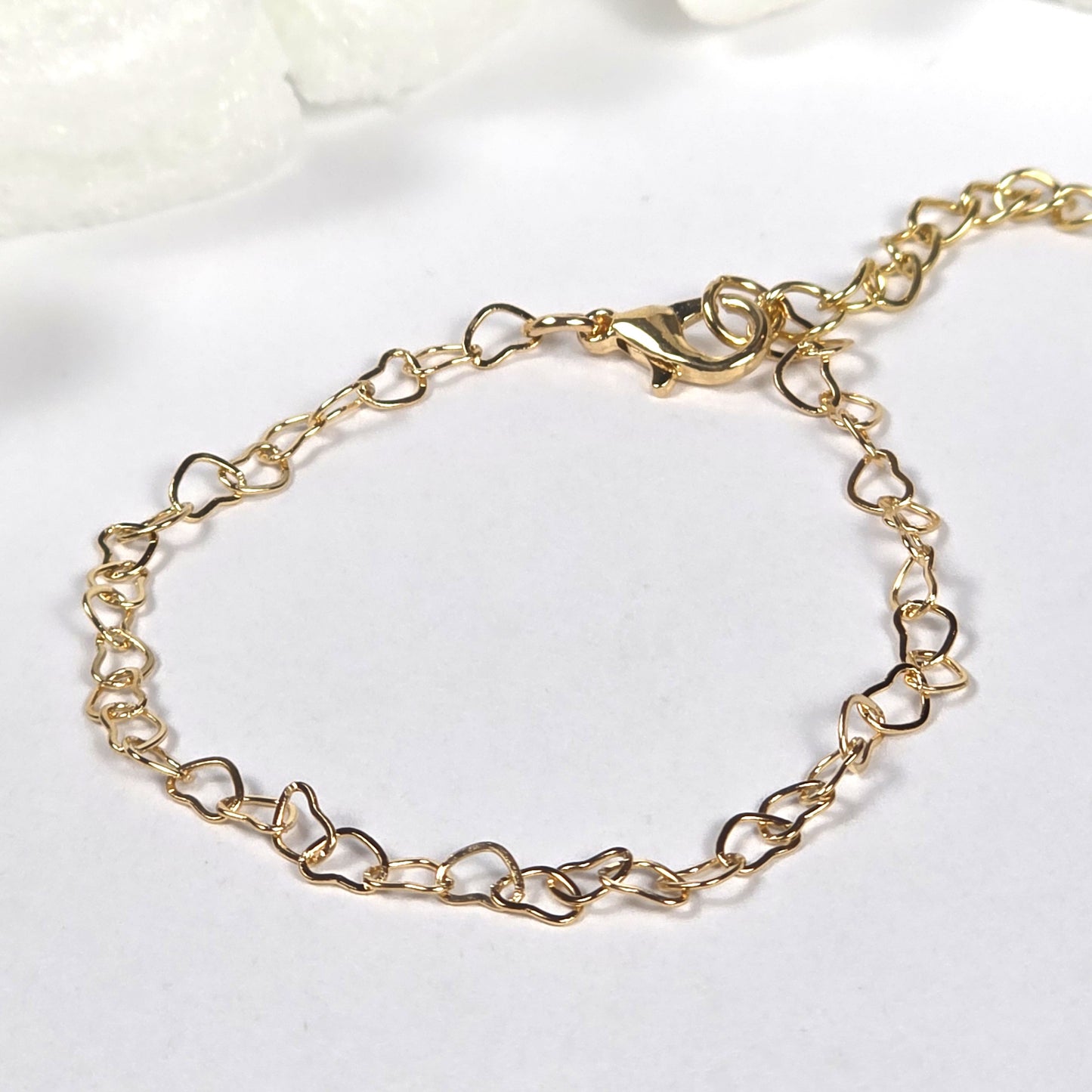 Gold Twisted Rope Chain Bracelet