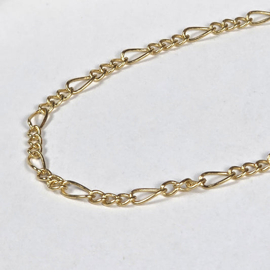 Gold Figaro Chain Necklace