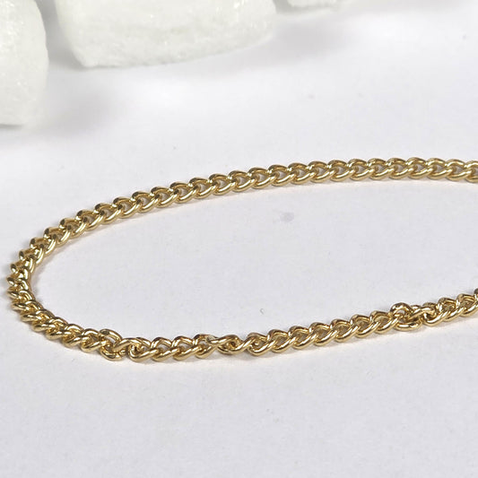 Gold Cuban Link Chain Necklace